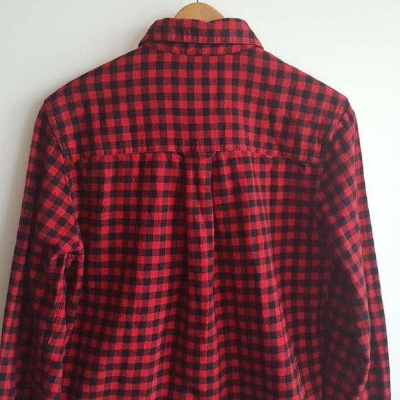WOOLRICH Trout Run Flannel Buffalo Plaid Shirt Sm - Picture 6 of 7